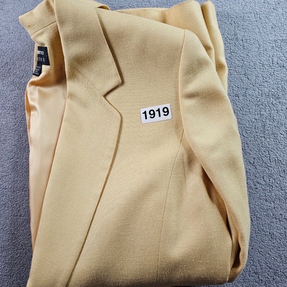 Liz Claiborne Blazer Jacket Women's 10 Light Beige Notch Lapel Single Breasted - Picture 10 of 10